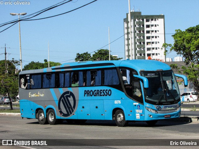 Auto Viação Progresso 6076 na cidade de Recife, Pernambuco, Brasil, por Eric Oliveira. Número da foto: #6389119.