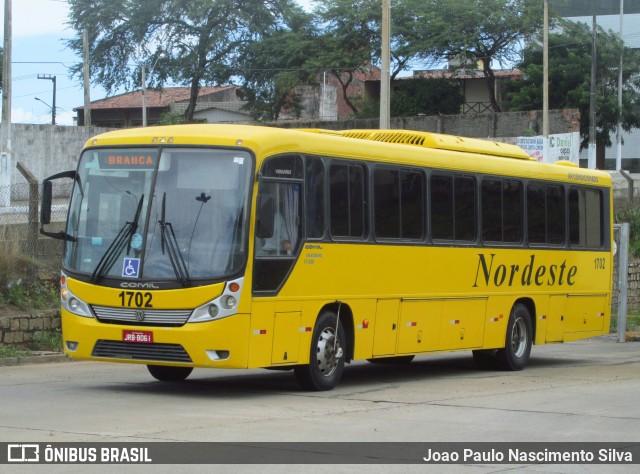 Viação Nordeste 1702 na cidade de Natal, Rio Grande do Norte, Brasil, por Joao Paulo Nascimento Silva. Número da foto: #6389015.