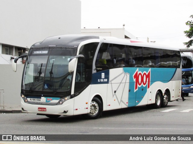 Auto Viação 1001 RJ 108.1088 na cidade de Rio de Janeiro, Rio de Janeiro, Brasil, por André Luiz Gomes de Souza. ID da foto: 6388347.