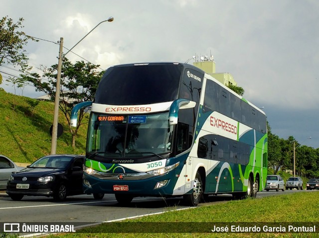 Expresso Transporte e Turismo Ltda. 3050 na cidade de Campinas, São Paulo, Brasil, por José Eduardo Garcia Pontual. ID da foto: 6387356.