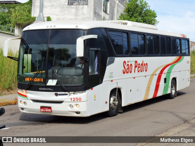 Expresso São Pedro 1250 na cidade de Santa Maria, Rio Grande do Sul, Brasil, por Matheus Etges. Número da foto: #6387606.