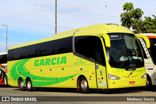 Viação Garcia 7719 na cidade de São Paulo, São Paulo, Brasil, por Matheus Souza. ID da foto: 6389021.