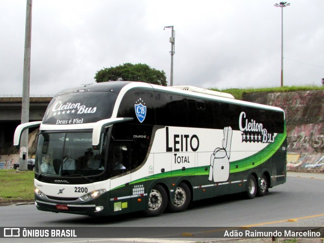 Cleiton Bus Executive 2200 na cidade de Belo Horizonte, Minas Gerais, Brasil, por Adão Raimundo Marcelino. ID da foto: 6323807.