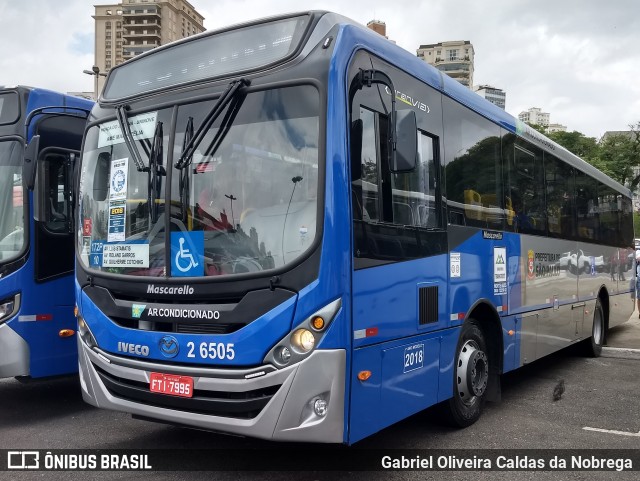 Transcooper > Norte Buss 2 6505 na cidade de São Paulo, São Paulo, Brasil, por Gabriel Oliveira Caldas da Nobrega. Número da foto: #6323606.
