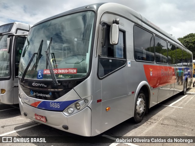 BBTT - Benfica Barueri Transporte e Turismo 5885 na cidade de São Paulo, São Paulo, Brasil, por Gabriel Oliveira Caldas da Nobrega. Número da foto: #6323586.