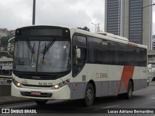 Evanil Transportes e Turismo RJ 132.114 na cidade de Rio de Janeiro, Rio de Janeiro, Brasil, por Lucas Adriano Bernardino. Número da foto: #6323855.