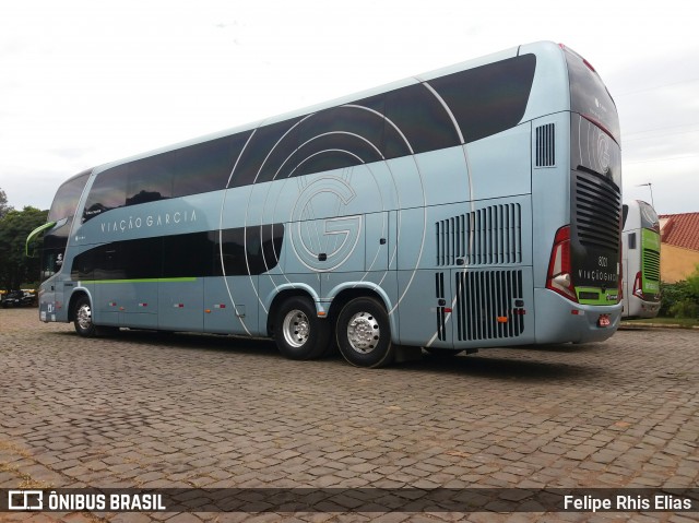 Viação Garcia 8021 na cidade de Campo Mourão, Paraná, Brasil, por Felipe Rhis Elias. Número da foto: #6389948.