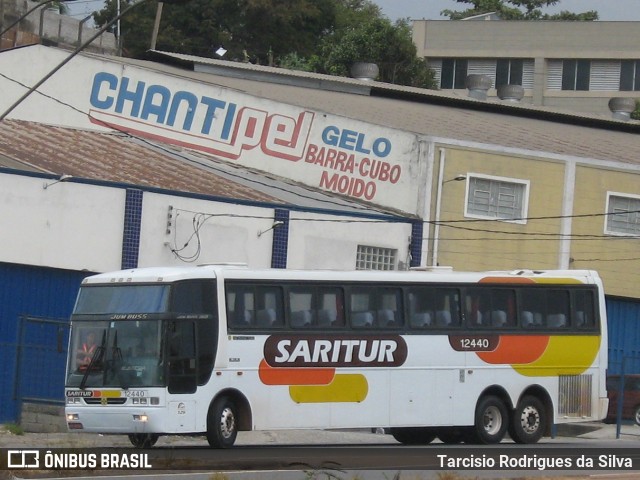 Saritur - Santa Rita Transporte Urbano e Rodoviário 12440 na cidade de Belo Horizonte, Minas Gerais, Brasil, por Tarcisio Rodrigues da Silva. ID da foto: 6391984.