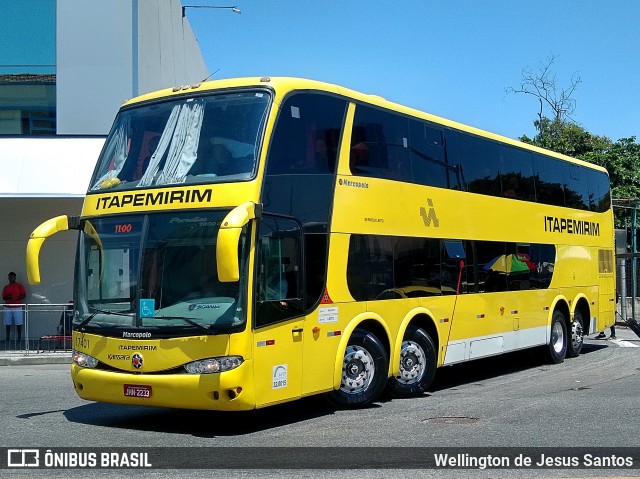 Viação Itapemirim 17401 na cidade de Rio de Janeiro, Rio de Janeiro, Brasil, por Wellington de Jesus Santos. Número da foto: #6393574.
