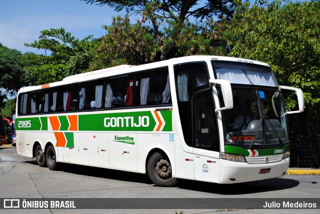 Empresa Gontijo de Transportes 21195 na cidade de São Paulo, São Paulo, Brasil, por Julio Medeiros. ID da foto: 6392145.