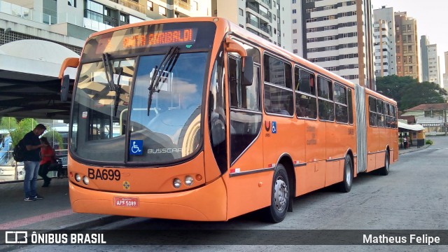 Transporte Coletivo Glória BA699 na cidade de Curitiba, Paraná, Brasil, por Matheus Felipe. Número da foto: #6390797.