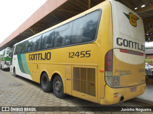 Empresa Gontijo de Transportes 12455 na cidade de Araçuaí, Minas Gerais, Brasil, por Juninho Nogueira. ID da foto: 6393524.