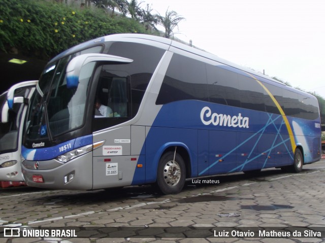 Viação Cometa 18511 na cidade de Belo Horizonte, Minas Gerais, Brasil, por Luiz Otavio Matheus da Silva. Número da foto: #6391538.