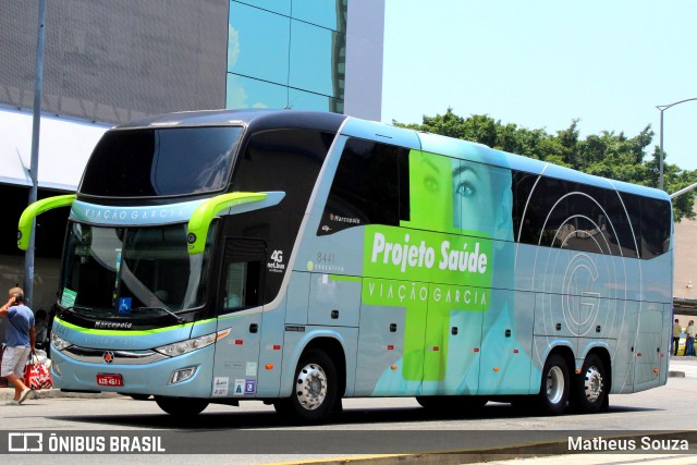 Viação Garcia 8441 na cidade de Rio de Janeiro, Rio de Janeiro, Brasil, por Matheus Souza. Número da foto: #6392893.