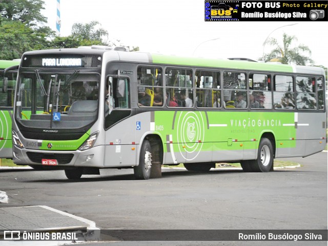 Viação Garcia 8405 na cidade de Rolândia, Paraná, Brasil, por Romílio Busólogo Silva . ID da foto: 6395729.