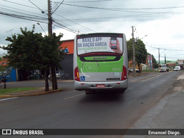 Viação Garcia 8903 na cidade de Apucarana, Paraná, Brasil, por Emanoel Diego.. ID da foto: 6397535.