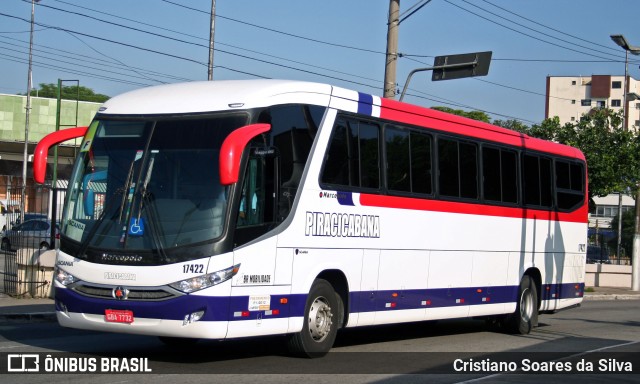 Viação Piracicabana 17422 na cidade de São Paulo, São Paulo, Brasil, por Cristiano Soares da Silva. Número da foto: #6395196.