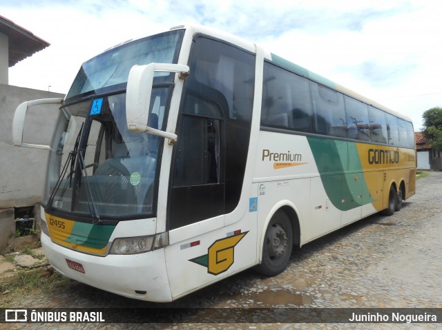 Empresa Gontijo de Transportes 12455 na cidade de Araçuaí, Minas Gerais, Brasil, por Juninho Nogueira. ID da foto: 6393668.