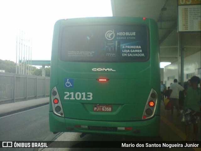 OT Trans - Ótima Salvador Transportes 21013 na cidade de Salvador, Bahia, Brasil, por Mario dos Santos Nogueira Junior. ID da foto: 6397451.