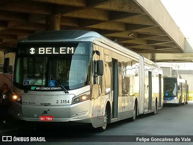 Sambaíba Transportes Urbanos 2 3154 na cidade de São Paulo, São Paulo, Brasil, por Felipe Goncalves do Vale. Número da foto: #6394037.