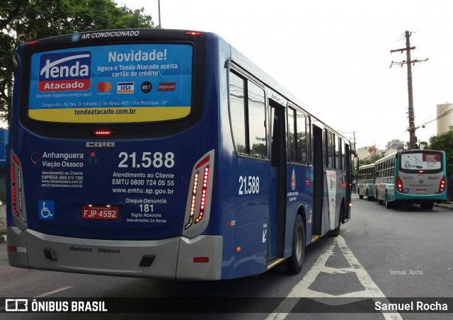 Viação Osasco 21.588 na cidade de Osasco, São Paulo, Brasil, por Samuel Rocha. Número da foto: #6394162.