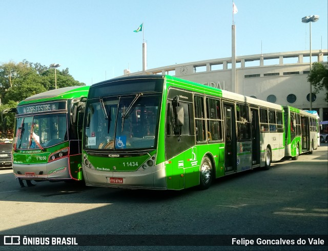 Viação Santa Brígida 1 1434 na cidade de São Paulo, São Paulo, Brasil, por Felipe Goncalves do Vale. Número da foto: #6397580.