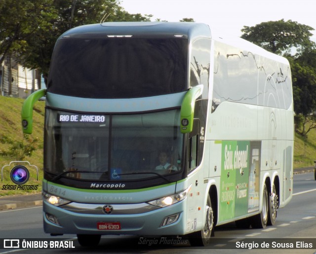 Viação Garcia 8414 na cidade de Campinas, São Paulo, Brasil, por Sérgio de Sousa Elias. Número da foto: #6396526.