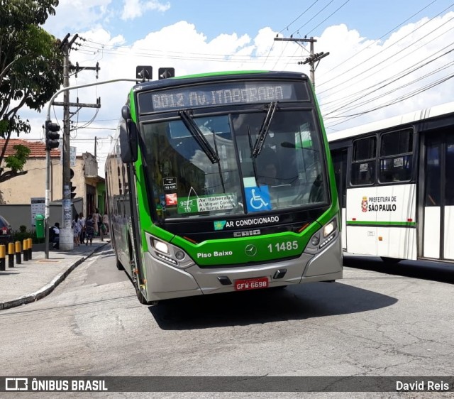 Viação Santa Brígida 1 1485 na cidade de São Paulo, São Paulo, Brasil, por David Reis. Número da foto: #6324930.