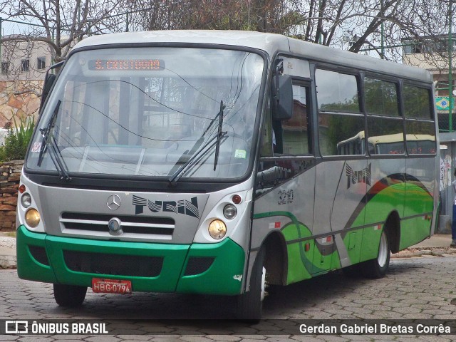 Turin Transportes 3210 na cidade de Ouro Preto, Minas Gerais, Brasil, por Gerdan Gabriel Bretas Corrêa. Número da foto: #6325079.