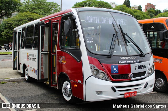 Transwolff Transportes e Turismo 7 8855 na cidade de São Paulo, São Paulo, Brasil, por Matheus Gabriel dos Santos. Número da foto: #6325774.