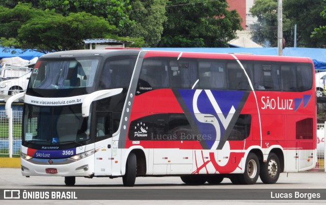 Viação São Luiz 3505 na cidade de Goiânia, Goiás, Brasil, por Lucas Borges . Número da foto: #6324572.