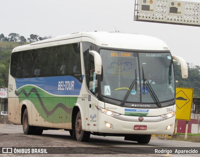 Bel-Tour Transportes e Turismo 394 na cidade de Conselheiro Lafaiete, Minas Gerais, Brasil, por Rodrigo  Aparecido. Número da foto: #6325490.