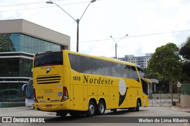 Viação Nordeste 1818 na cidade de Fortaleza, Ceará, Brasil, por Wellen de Lima Ribeiro. Número da foto: #6327314.