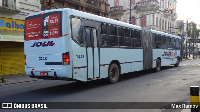SOUL - Sociedade de Ônibus União Ltda. 7448 na cidade de Porto Alegre, Rio Grande do Sul, Brasil, por Max Ramos. Número da foto: #6327186.