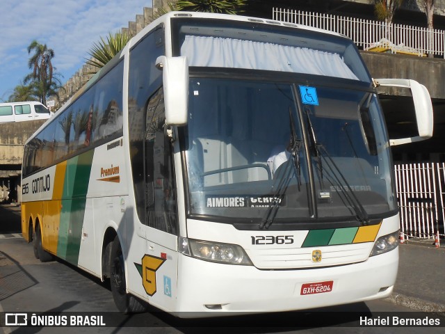 Empresa Gontijo de Transportes 12365 na cidade de Belo Horizonte, Minas Gerais, Brasil, por Hariel Bernades. ID da foto: 6326859.