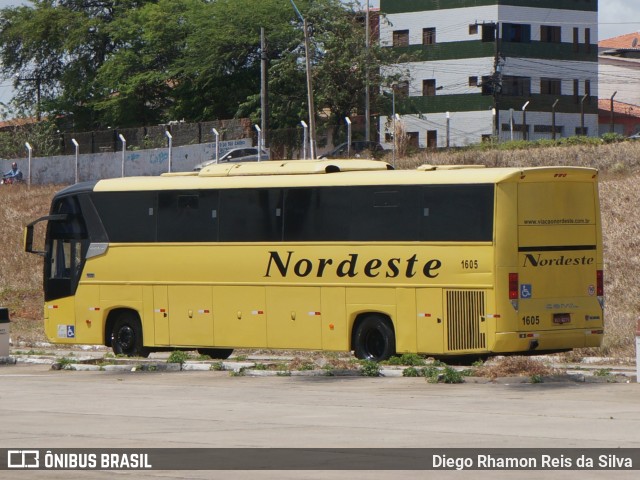 Viação Nordeste 1605 na cidade de Natal, Rio Grande do Norte, Brasil, por Diego Rhamon Reis da Silva. ID da foto: 6327759.