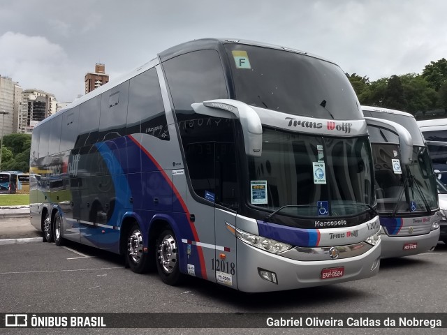 Trans Wolff Transportes e Turismo 12018 na cidade de São Paulo, São Paulo, Brasil, por Gabriel Oliveira Caldas da Nobrega. Número da foto: #6326880.