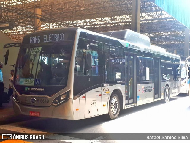 Transwolff Transportes e Turismo 6 6649 na cidade de São Paulo, São Paulo, Brasil, por Rafael Santos Silva. Número da foto: #6326508.