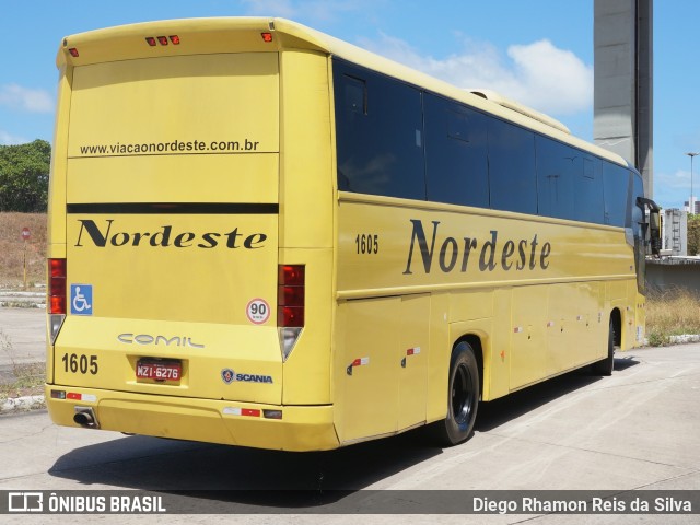 Viação Nordeste 1605 na cidade de Natal, Rio Grande do Norte, Brasil, por Diego Rhamon Reis da Silva. Número da foto: #6327762.