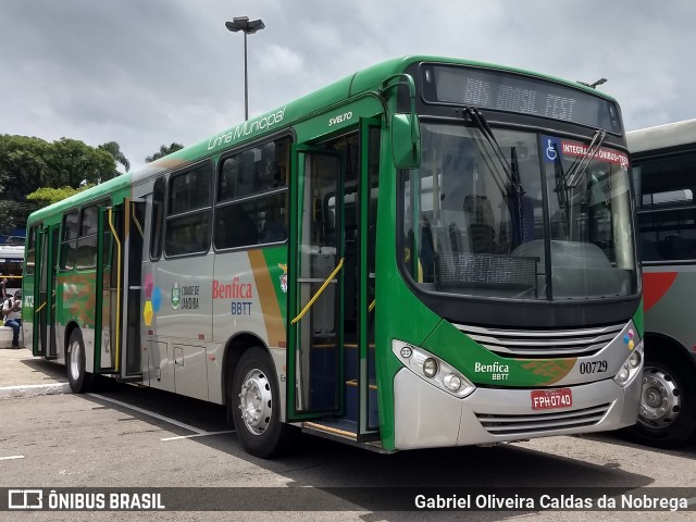 BBTT - Benfica Barueri Transporte e Turismo 00729 na cidade de São Paulo, São Paulo, Brasil, por Gabriel Oliveira Caldas da Nobrega. Número da foto: #6326890.