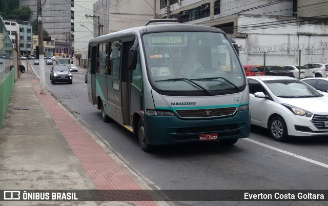 Viação Tabuazeiro 537 na cidade de Vitória, Espírito Santo, Brasil, por Everton Costa Goltara. Número da foto: #6326686.