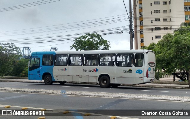 Santa Zita Transportes Coletivos 21179 na cidade de Vitória, Espírito Santo, Brasil, por Everton Costa Goltara. Número da foto: #6326662.