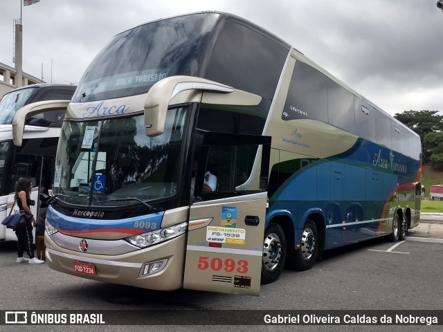 Arca Turismo 5093 na cidade de São Paulo, São Paulo, Brasil, por Gabriel Oliveira Caldas da Nobrega. Número da foto: #6330228.