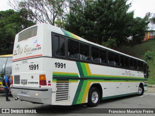 Vip Bus Comércio de Ônibus 1991 na cidade de São Paulo, São Paulo, Brasil, por Francisco Mauricio Freire. Número da foto: #6329643.