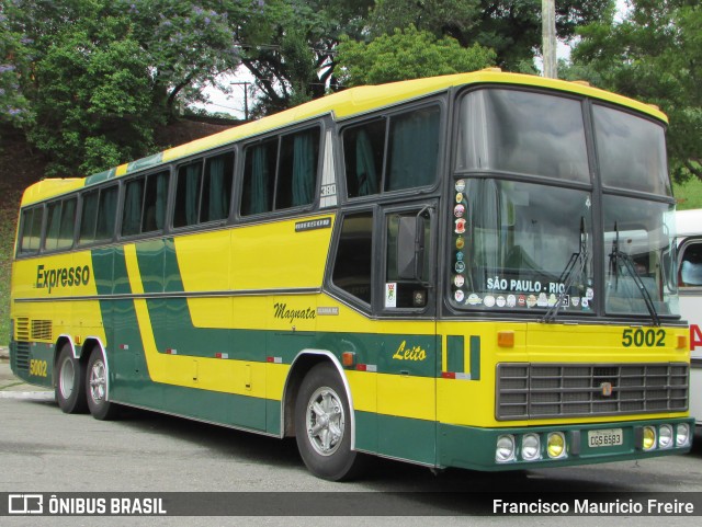 Expresso Brasileiro 5002 na cidade de São Paulo, São Paulo, Brasil, por Francisco Mauricio Freire. ID da foto: 6329650.