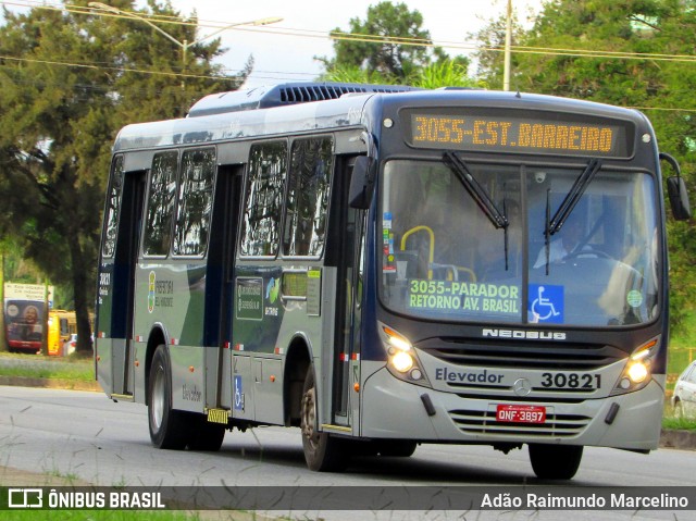 Bettania Ônibus 30821 na cidade de Belo Horizonte, Minas Gerais, Brasil, por Adão Raimundo Marcelino. ID da foto: 6330066.