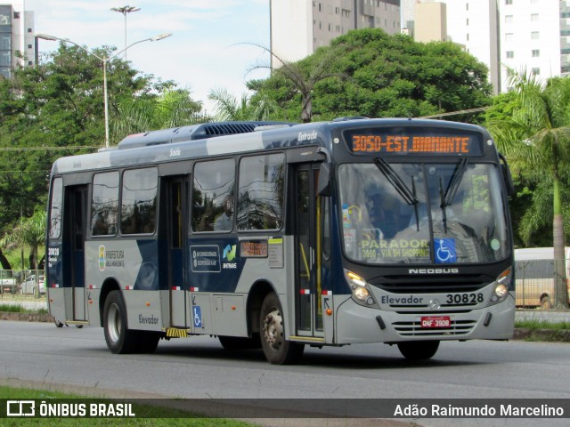 Bettania Ônibus 30828 na cidade de Belo Horizonte, Minas Gerais, Brasil, por Adão Raimundo Marcelino. ID da foto: 6329962.