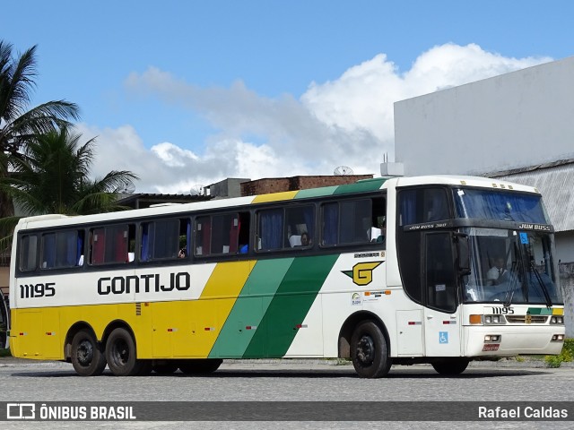 Empresa Gontijo de Transportes 11195 na cidade de Eunápolis, Bahia, Brasil, por Rafael Caldas. ID da foto: 6329989.