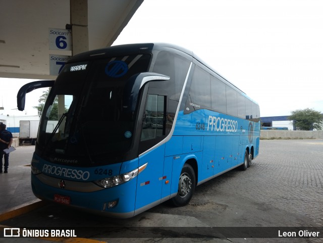 Auto Viação Progresso 6248 na cidade de Caruaru, Pernambuco, Brasil, por Leon Oliver. Número da foto: #6328935.
