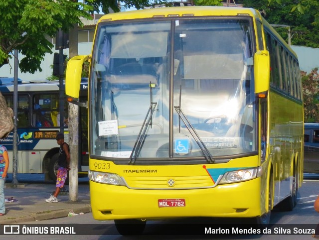 Viação Itapemirim 9033 na cidade de Belo Horizonte, Minas Gerais, Brasil, por Marlon Mendes da Silva Souza. ID da foto: 6328717.